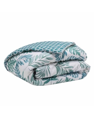 Housse de couette en lyocell vert 260x240