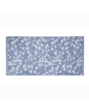 Serviette coton 50x100 cm bleu clair