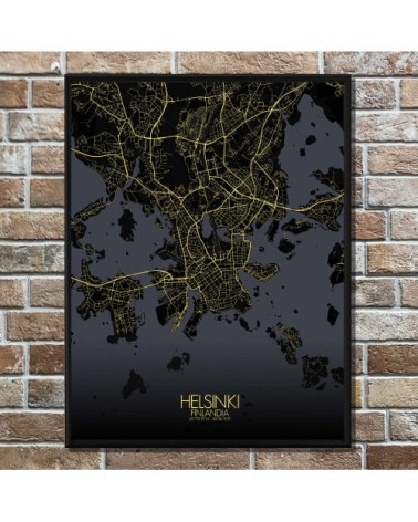 ST MALO - Carte Relief City Map