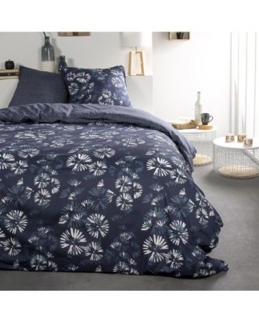 Parure de lit coton 2 personnes imprimé floral SUNSHINE