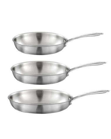 Lot de 3 poêles 24-28-32cm