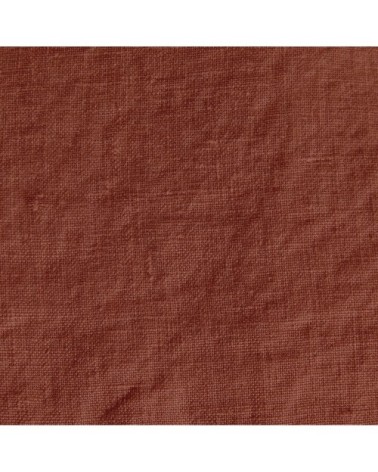 Housse de couette lin 240x220 cm terracotta