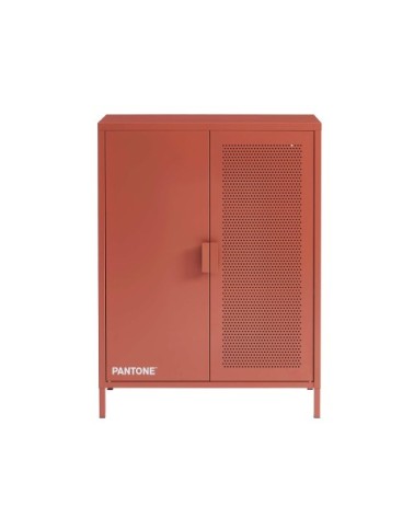 Buffet métal terracotta h100cm