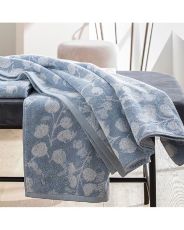 Serviette invite coton 40x60 cm bleu clair