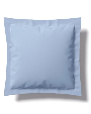 Taie d'oreiller coton 65x65 cm azur