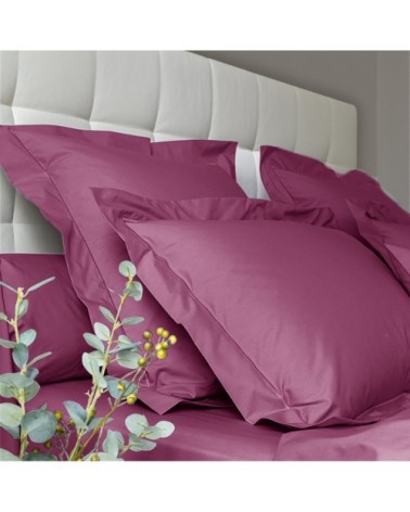 Taie d'oreiller coton 65x65 cm clématite