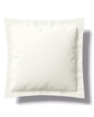 Taie d'oreiller coton 65x65 cm blanc doux