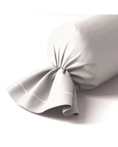 Taie de traversin coton 43x210 cm opaline