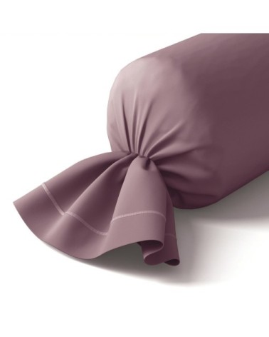 Taie de traversin coton 43x210 cm volcan