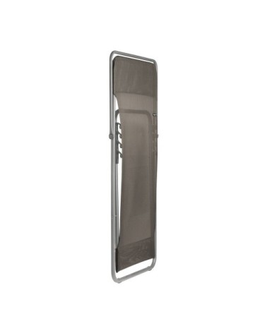 Chilienne jardin pliant multi-positions en acier marron L83xl62xH91