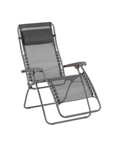 Fauteuil relax zéro gravité en acier noir l87xl67xh115
