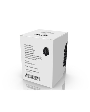 Tête de brosse wc noir