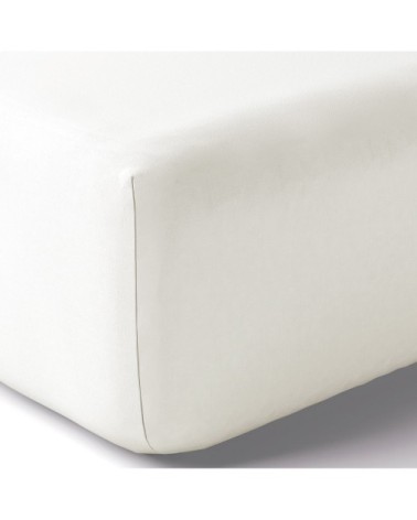 Drap housse duo coton 90x200 cm coco