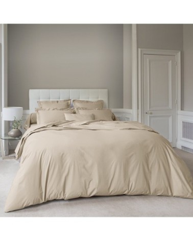 Housse de couette coton 260x240 cm grège