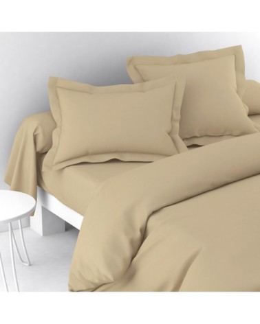 Housse de couette coton 240x220 cm grège