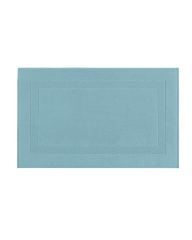 Tapis de bain coton 60x80 cm azur