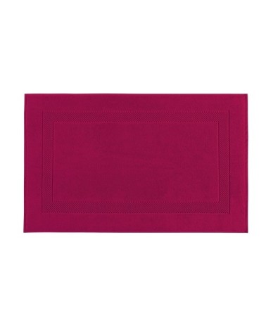 Tapis de bain coton 60x80 cm fuchsia