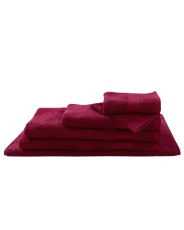 Tapis de bain coton 60x80 cm fuchsia
