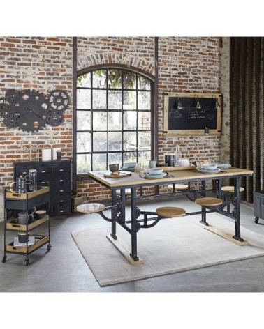 Tapis à poils courts en laine beige 250 x 350 cm SOFT