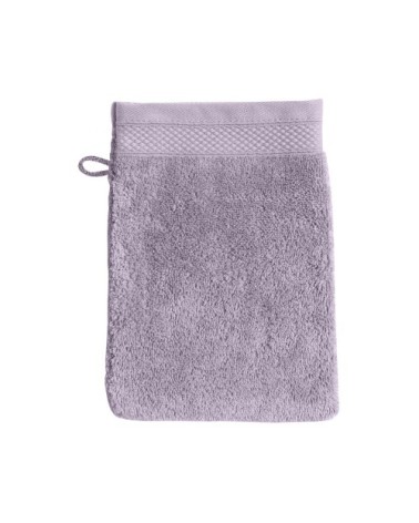 Gant de toilette coton 16x22 cm anémone