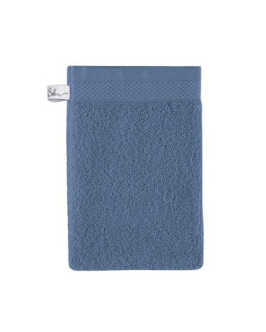 Gant de toilette coton 16x22 cm agapanthe