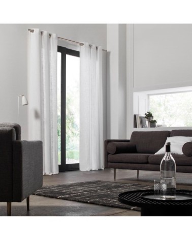 Rideau à oeillets 200x280 cm Blanc