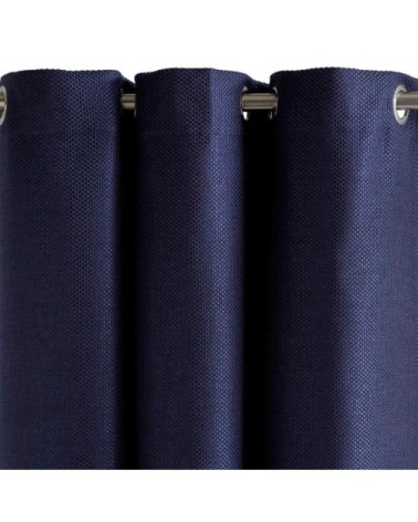 Rideau à oeillets 145x277 cm Bleu de minuit