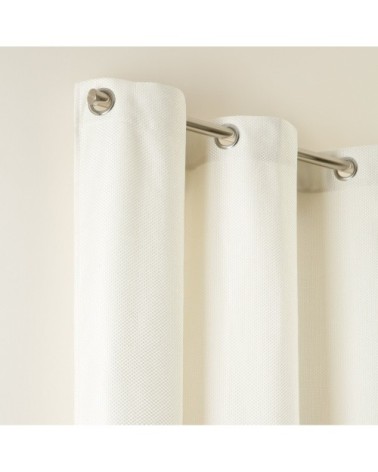 Rideau à oeillets 140x350 cm Ivoire