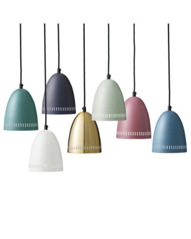 Suspension métal vert D19cm