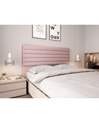 Tête de lit en tissu LUCA -  Rose, Largeur - 140 cm