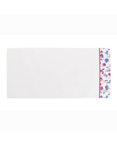 Serviette coton 50x100 cm blanc