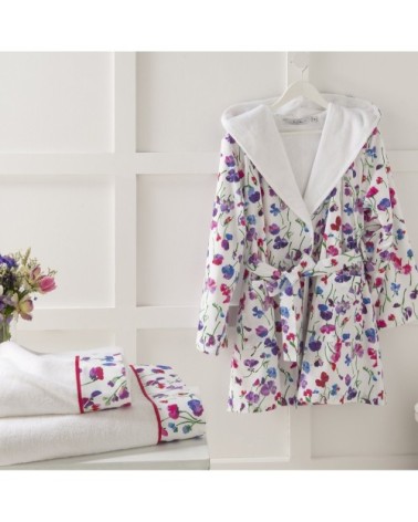 Serviette coton 50x100 cm blanc