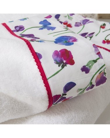 Serviette coton 50x100 cm blanc