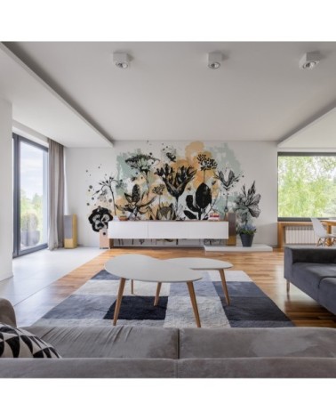 Papier peint panoramique fleurs des champs 170 x 250  couleurs