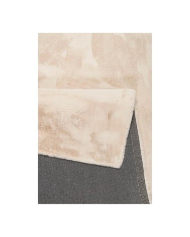 Tapis uni design en polyester beige 130x190