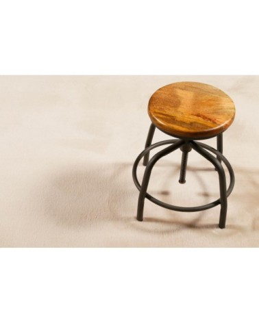 Tapis uni design en polyester beige 200x200