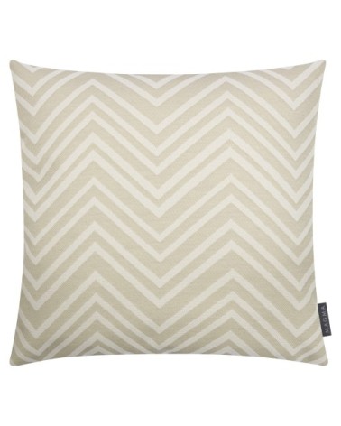 Housses de coussin zigzag sable exterieur  Dralon- Lot de 2- 50x50