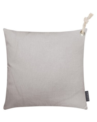 Housses de coussin exterieur  avec corde gris - Lot de 2 - 40x40