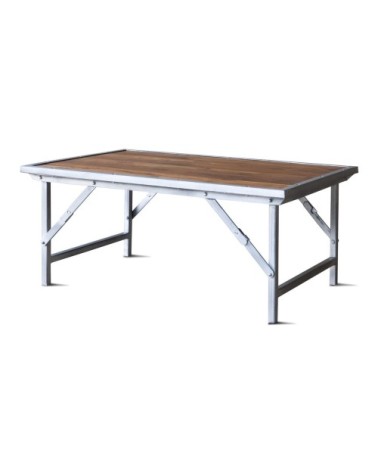 Table basse en teck marron