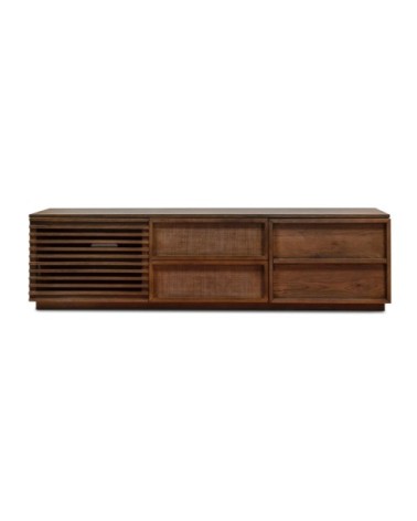 Meuble audiovisuel en bois marron