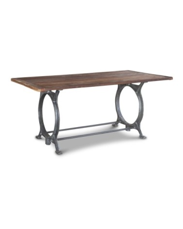 Table en teck ancien marron