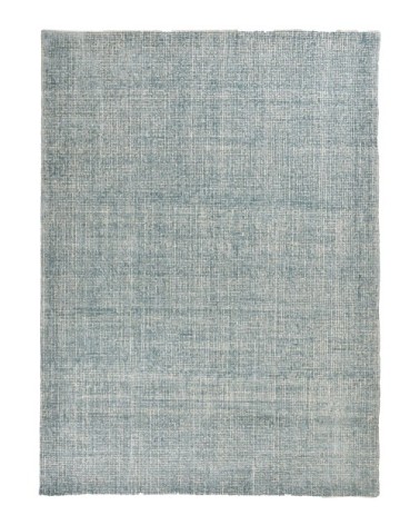 Tapis structure en viscose Turquoise 140x200