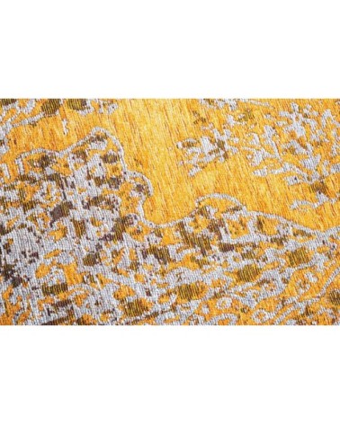 Tapis d'orient vintage tissé plat Or 048x070 cm