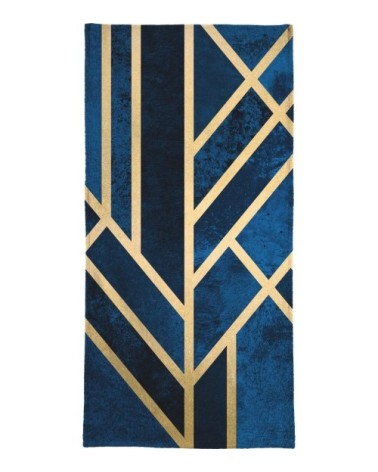 Serviette de bain en éponge-velours en multicolore 70x140