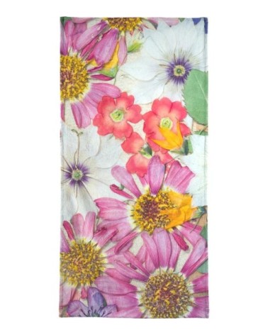 Serviette de bain en éponge-velours en multicolore 70x140