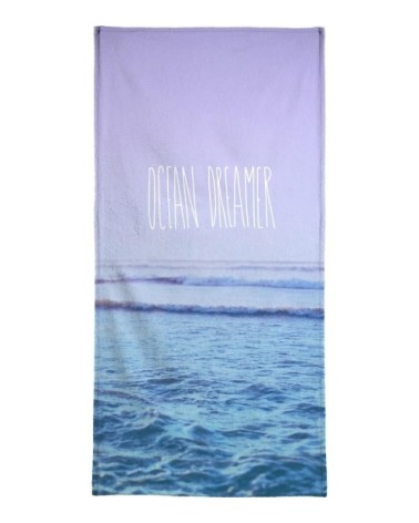 Serviette de bain en éponge-velours en multicolore 40x80