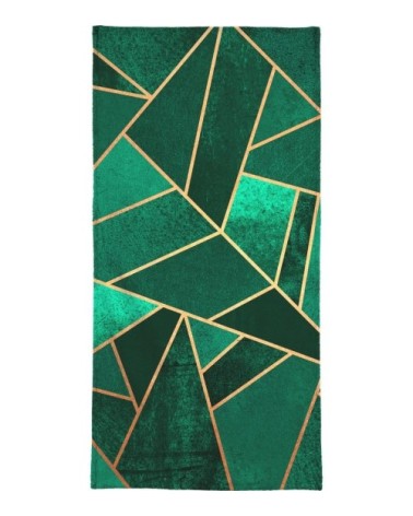 Serviette de bain en éponge-velours en multicolore 70x140