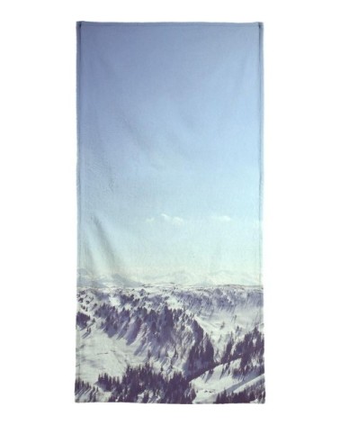 Serviette de bain en éponge-velours en multicolore 40x80