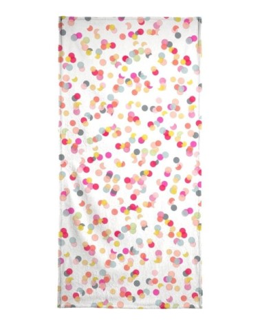 Serviette de bain en éponge-velours en multicolore 70x140