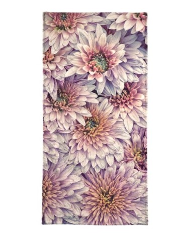 Serviette de bain en éponge-velours en rose 40x80